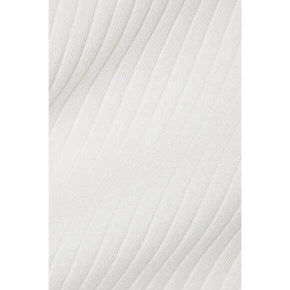 The Range Carved Stretch Cotton Rib Mini Dress, Large - Picture 7 of 12